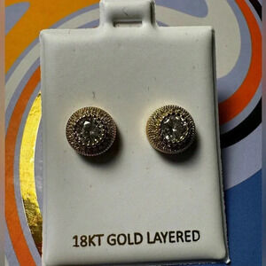 Faux Diamondf Earrings New